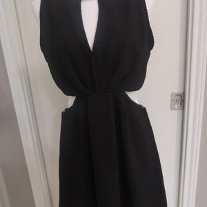 BCBGeneration black dress with side cutouts